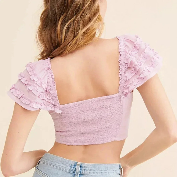 Free People Thank You Very Sweetly Top NWT - Picture 5 of 6